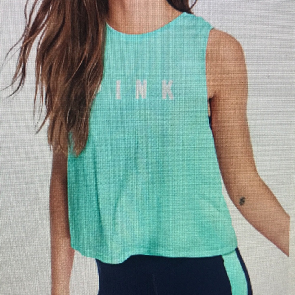 Pink Ultimate Crop Muscle Tank